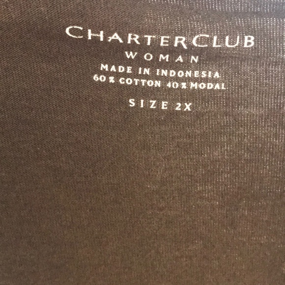 Charter Club open sweater. 2X - Picture 3 of 5
